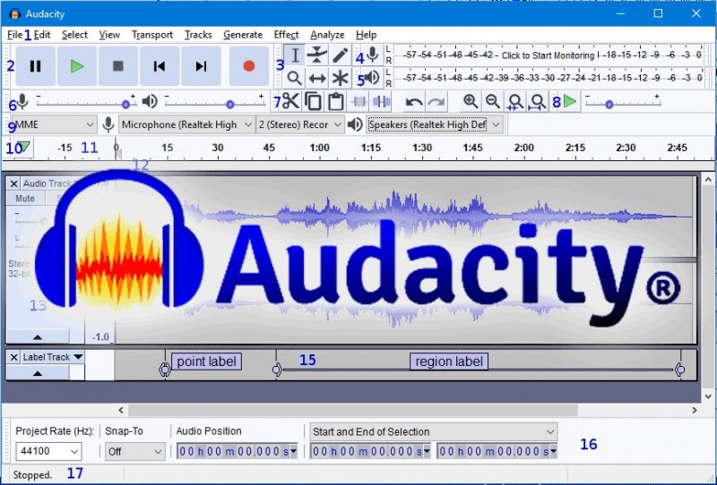 программа Audacity